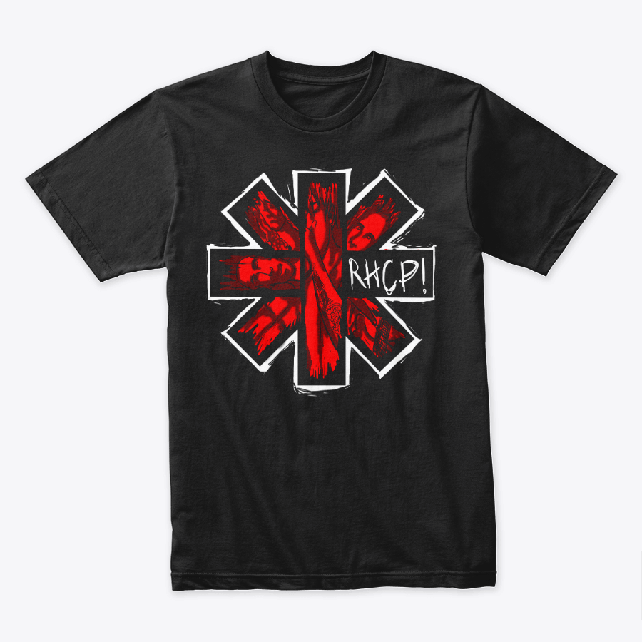 Camiseta Algodon RHCP Logo Red Style