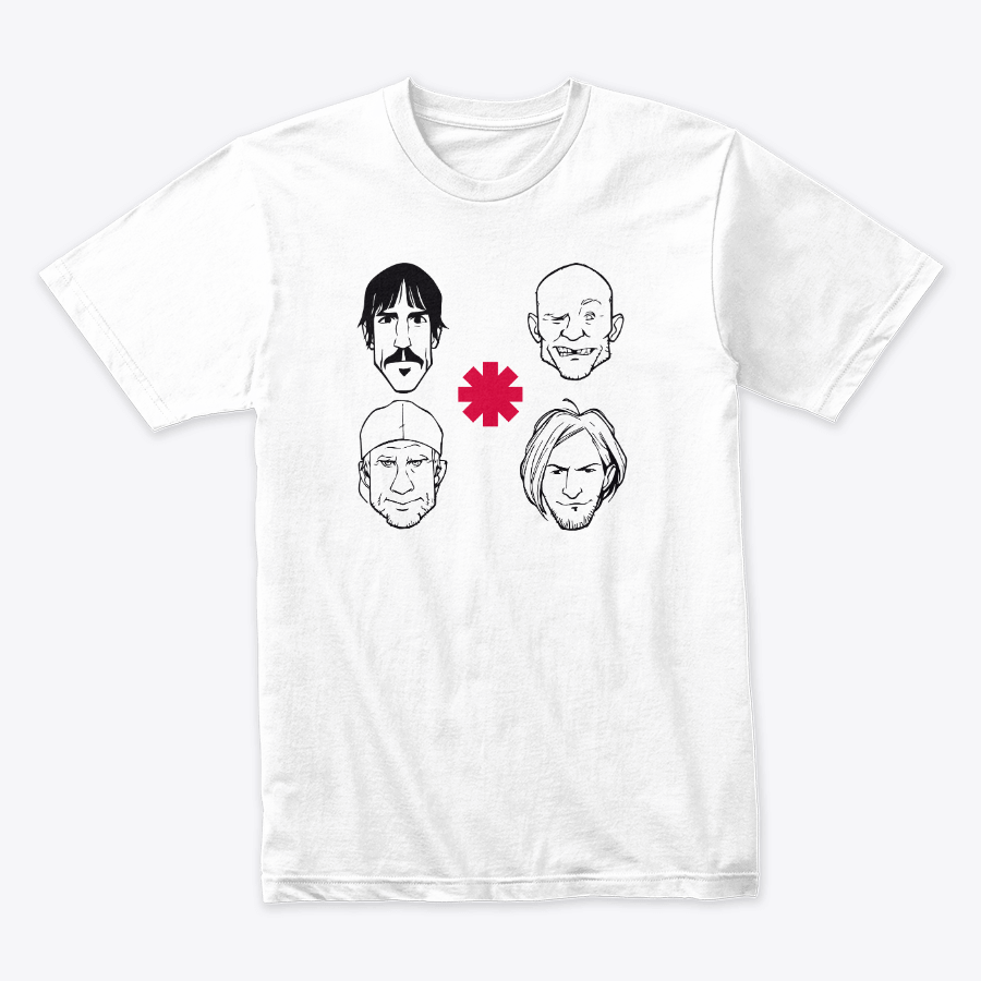 Camiseta Algodón Red Hot Chilli Peppers rock style