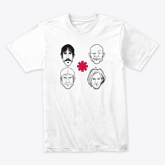 Camiseta Algodón Red Hot Chilli Peppers rock style