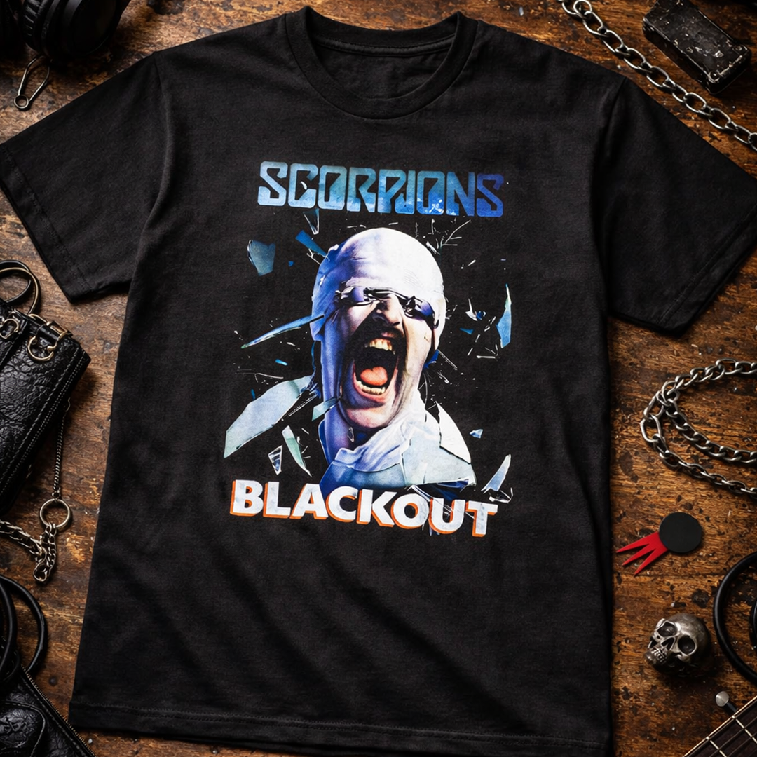 Camiseta Algodon Scorpions Blackout