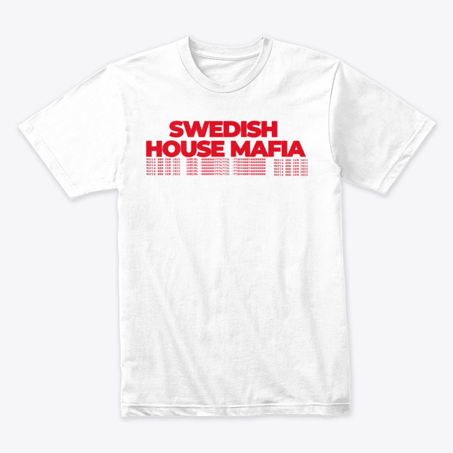Camiseta Algodon Swedish House Mafia Code Back Doble Estampado