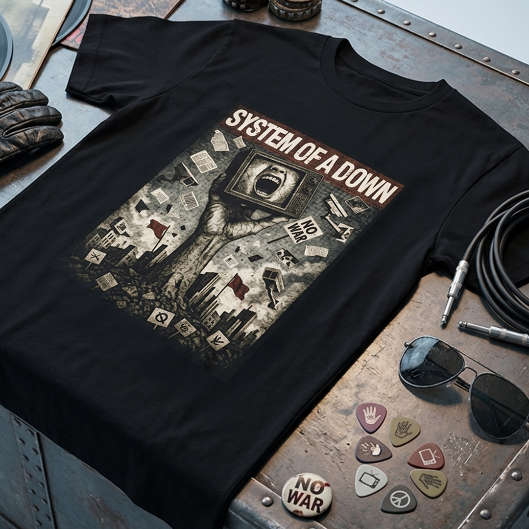 Camiseta Algodon System Of A Down No War