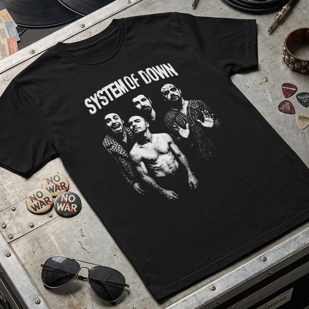 Camiseta Algodon System Of A Down Band 2