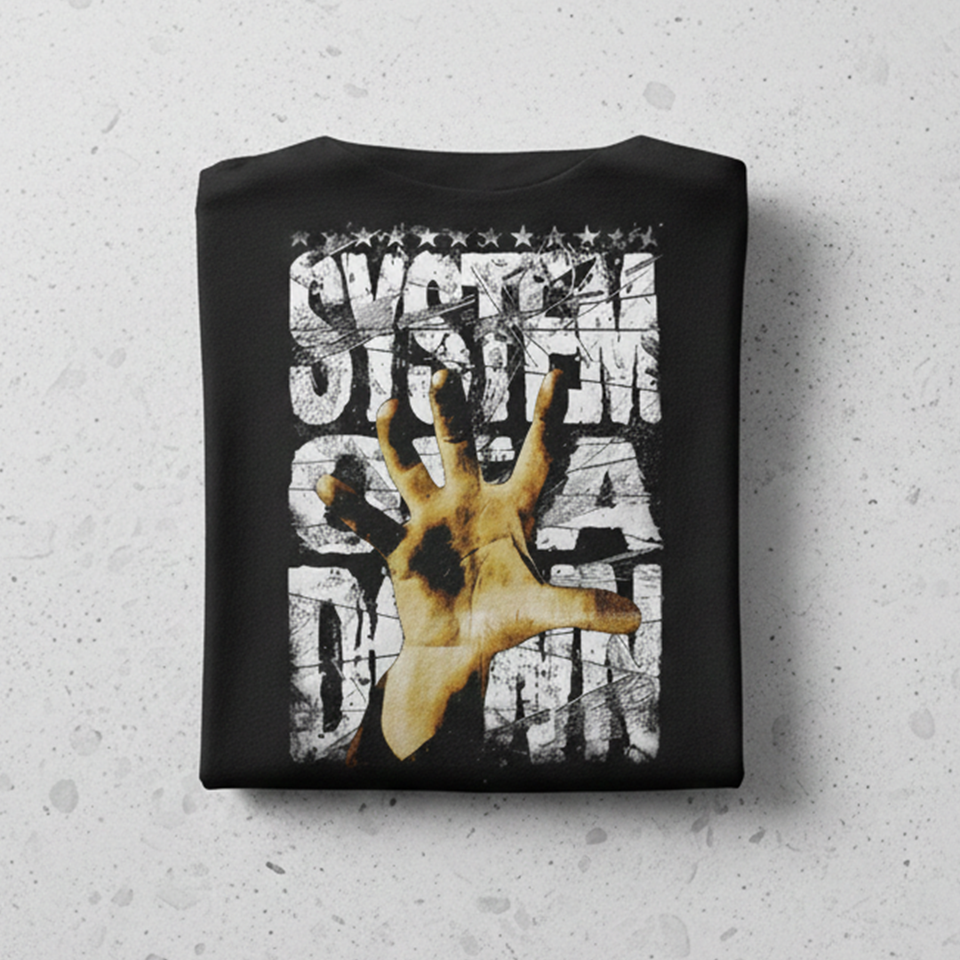 Camiseta Algodon System Of A Down Poster