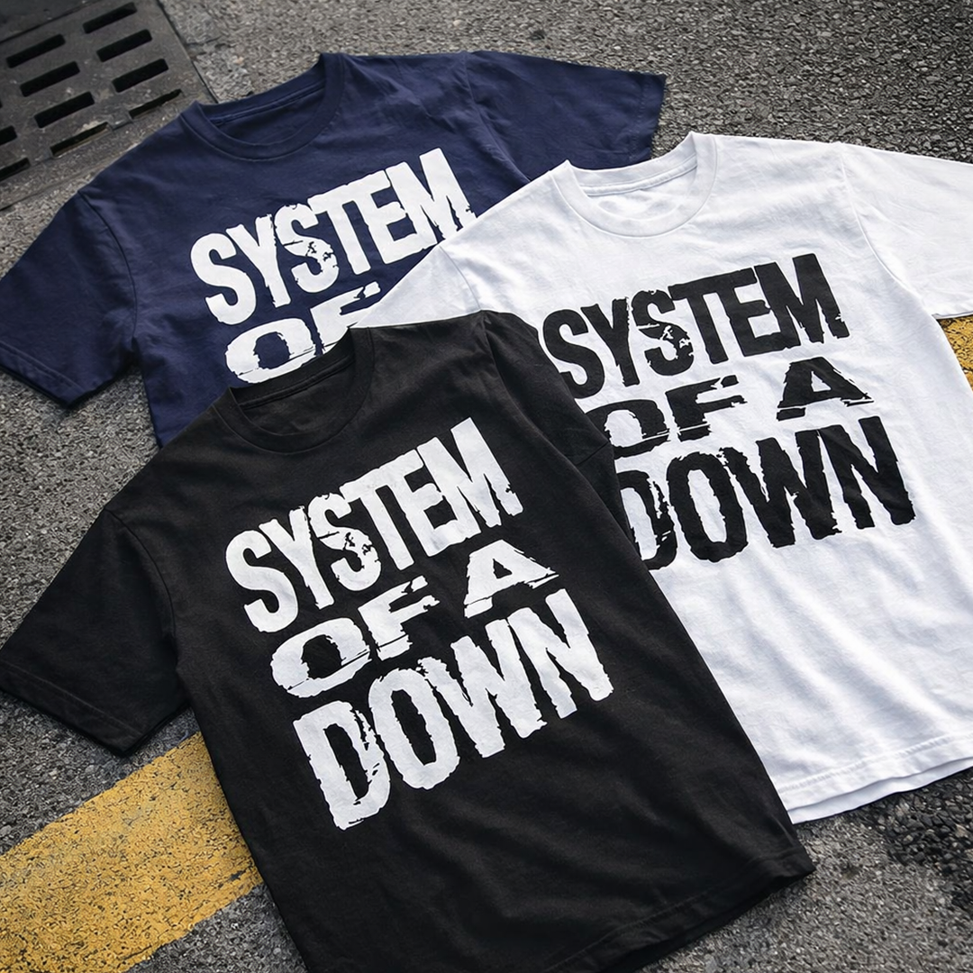 Camiseta Algodon System Of A Down Logo