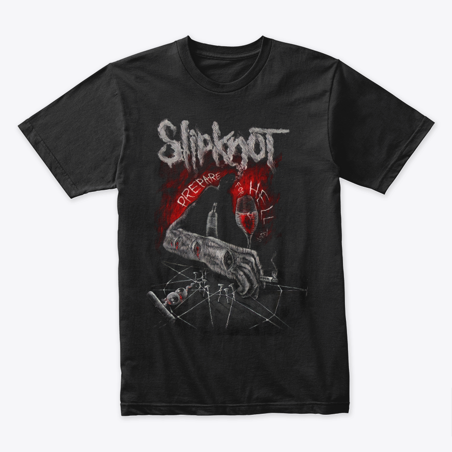 Camiseta Algodon Slipknot Hell Tour Art