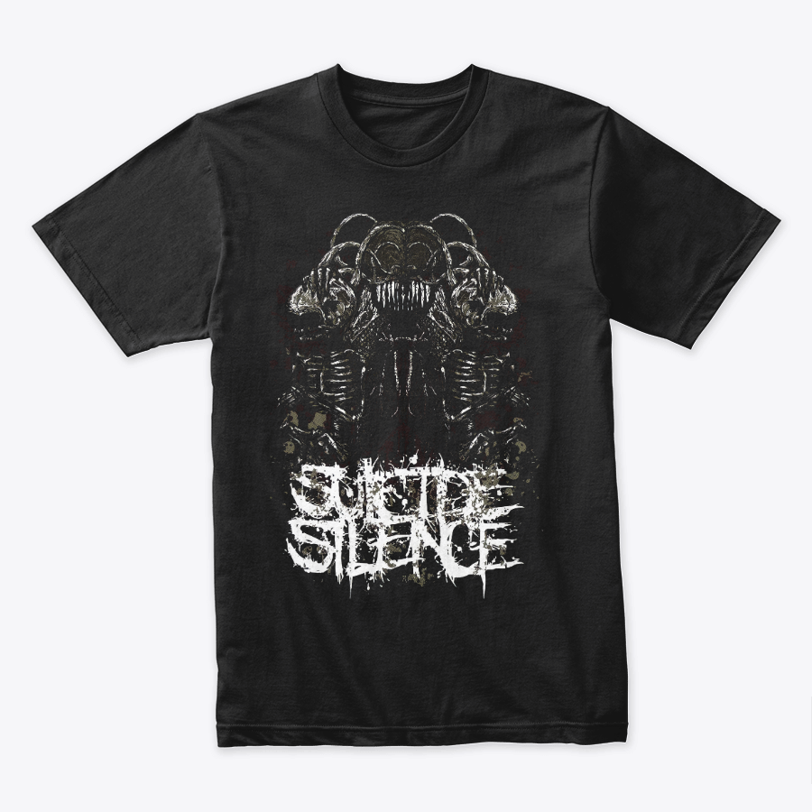 Camiseta Algodon Suicide Silence Domination Art