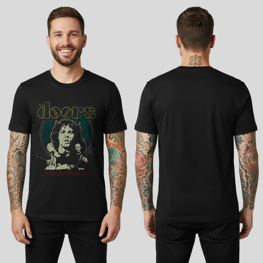 Camiseta Algodón The Doors Live in Concert