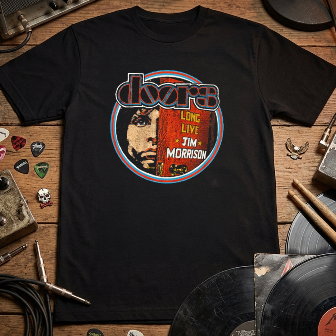 Camiseta Algodon The Doors Long Live Art