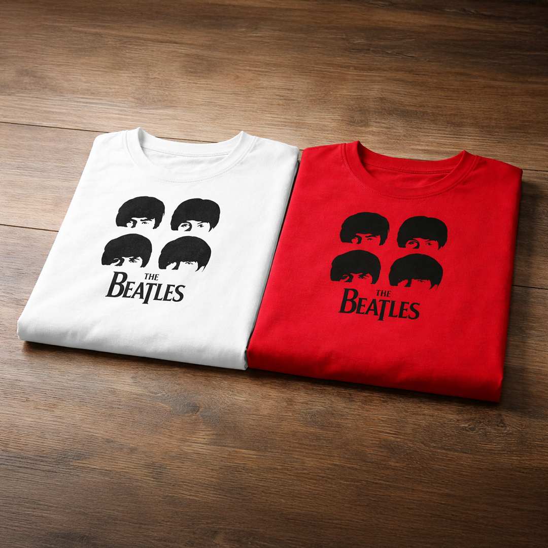 Camiseta Algodón The Beatles Face