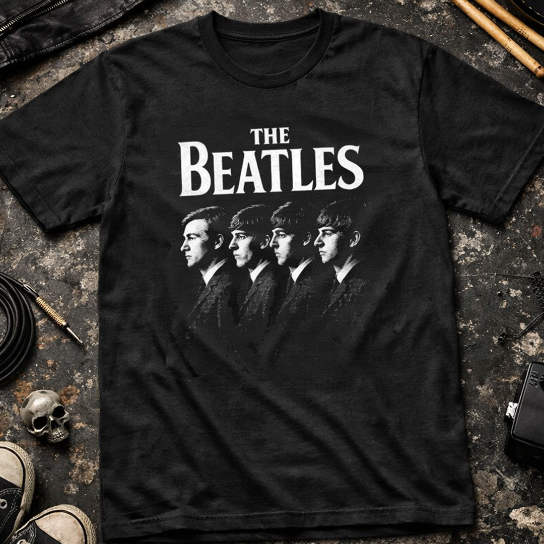 Camiseta Algodon The Beatles Band