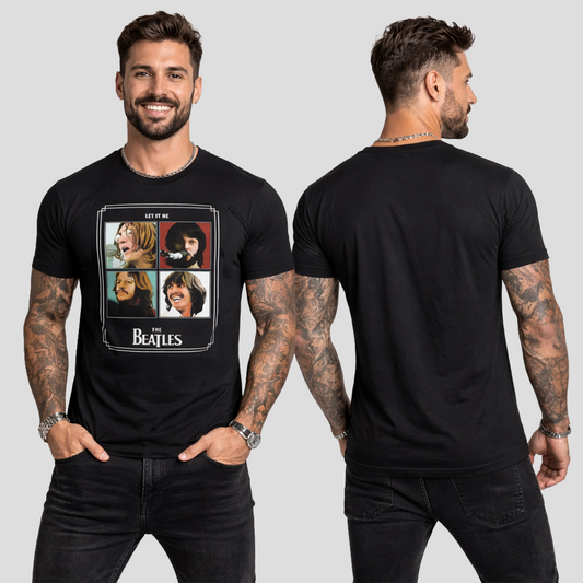 Camiseta Algodon The Beatles Let It Be
