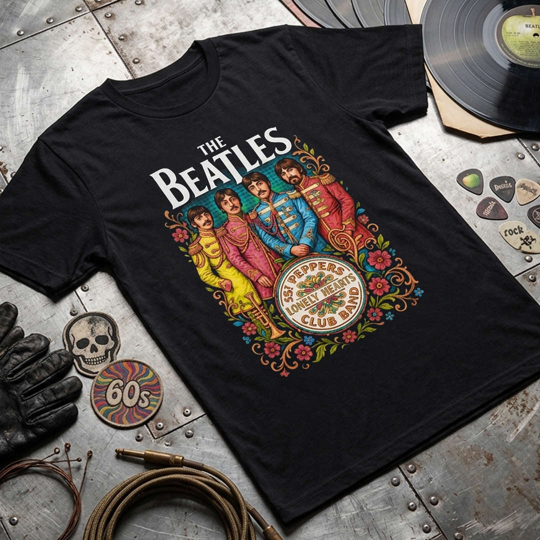 Camiseta Algodon The Beatles St Peppers