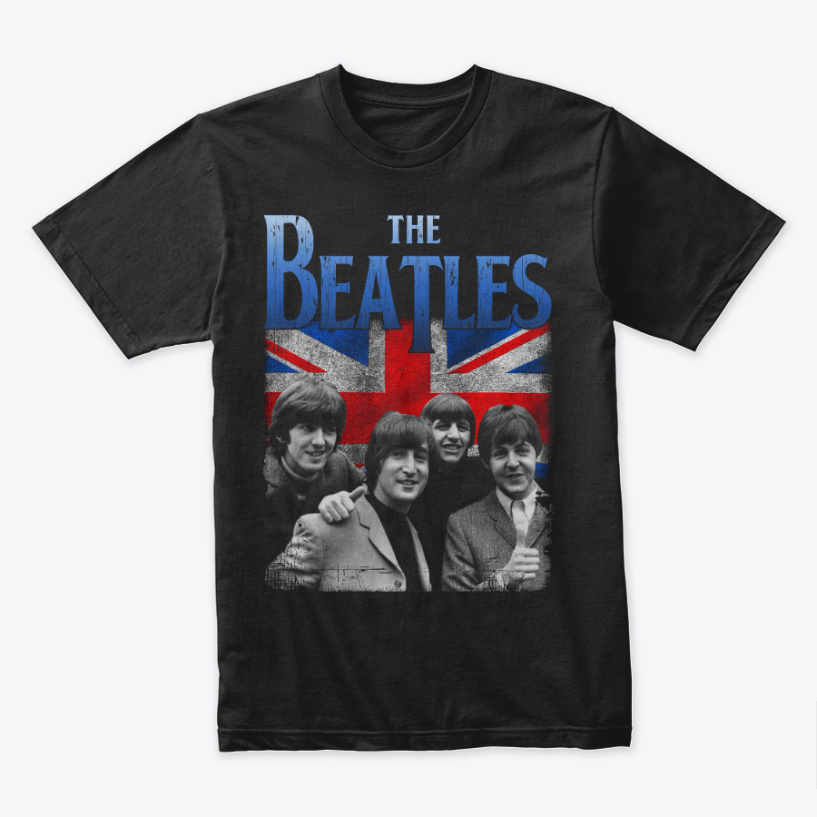 Camiseta Algodon The Beatles Band Poster Style