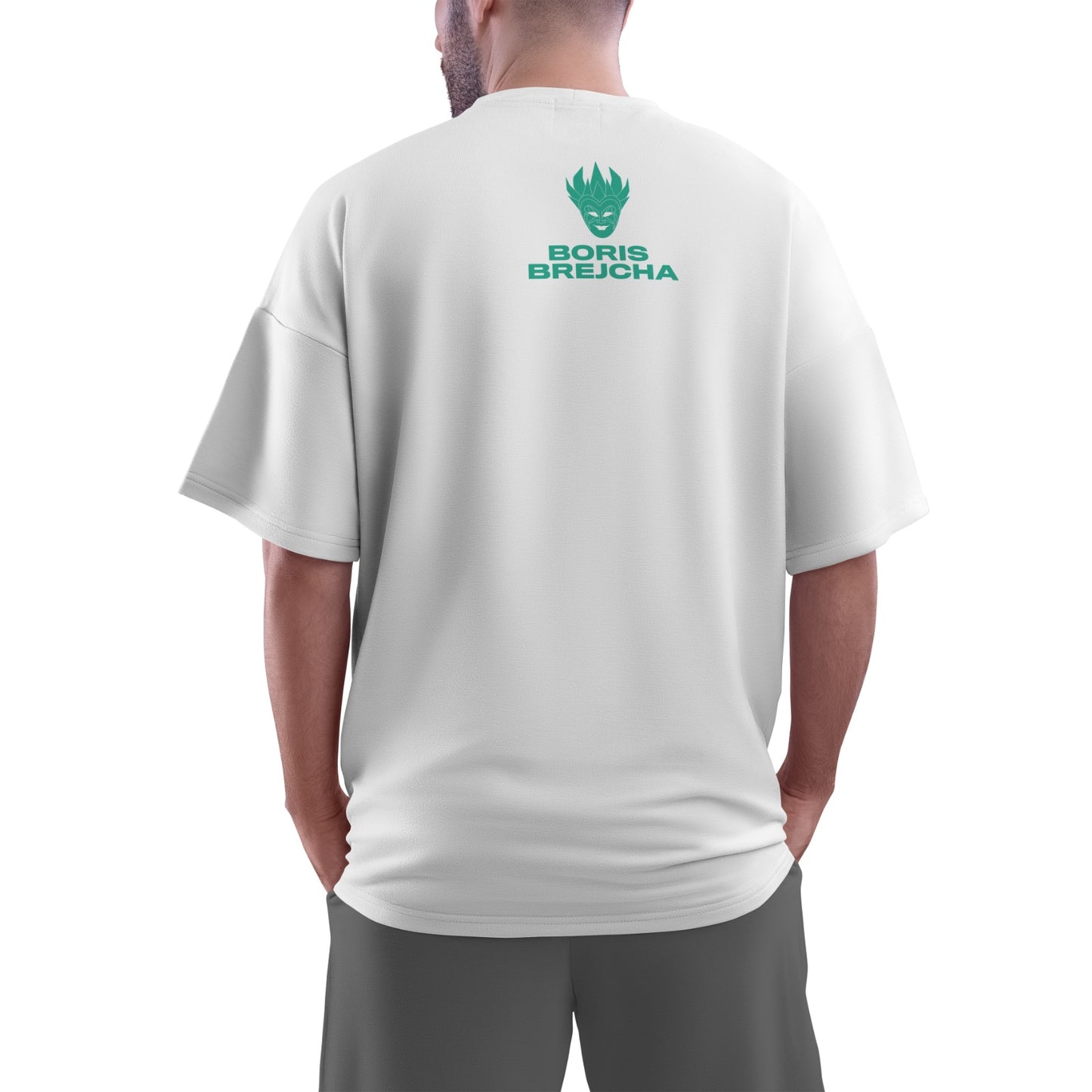 Camiseta Oversize Boris Brejcha Joker 2025 Verde