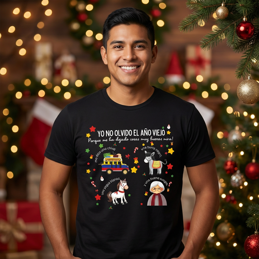 Camiseta Fin De Año Yo No Olvido El Año Viejo