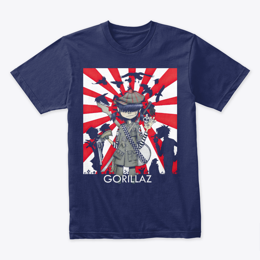 Camiseta Algodon Gorillaz Noodle
