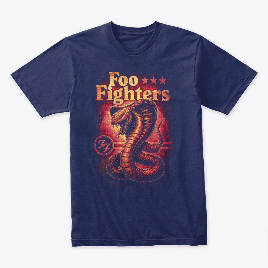 Camiseta Algodon Foo Fighters Snake