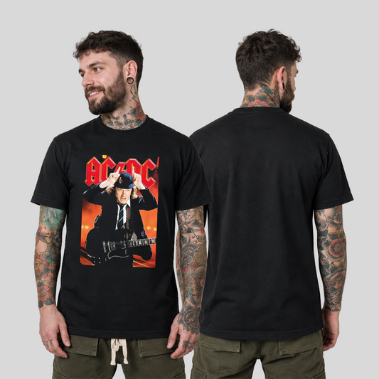 Camiseta Algodon ACDC Camiseta Live At River Plate