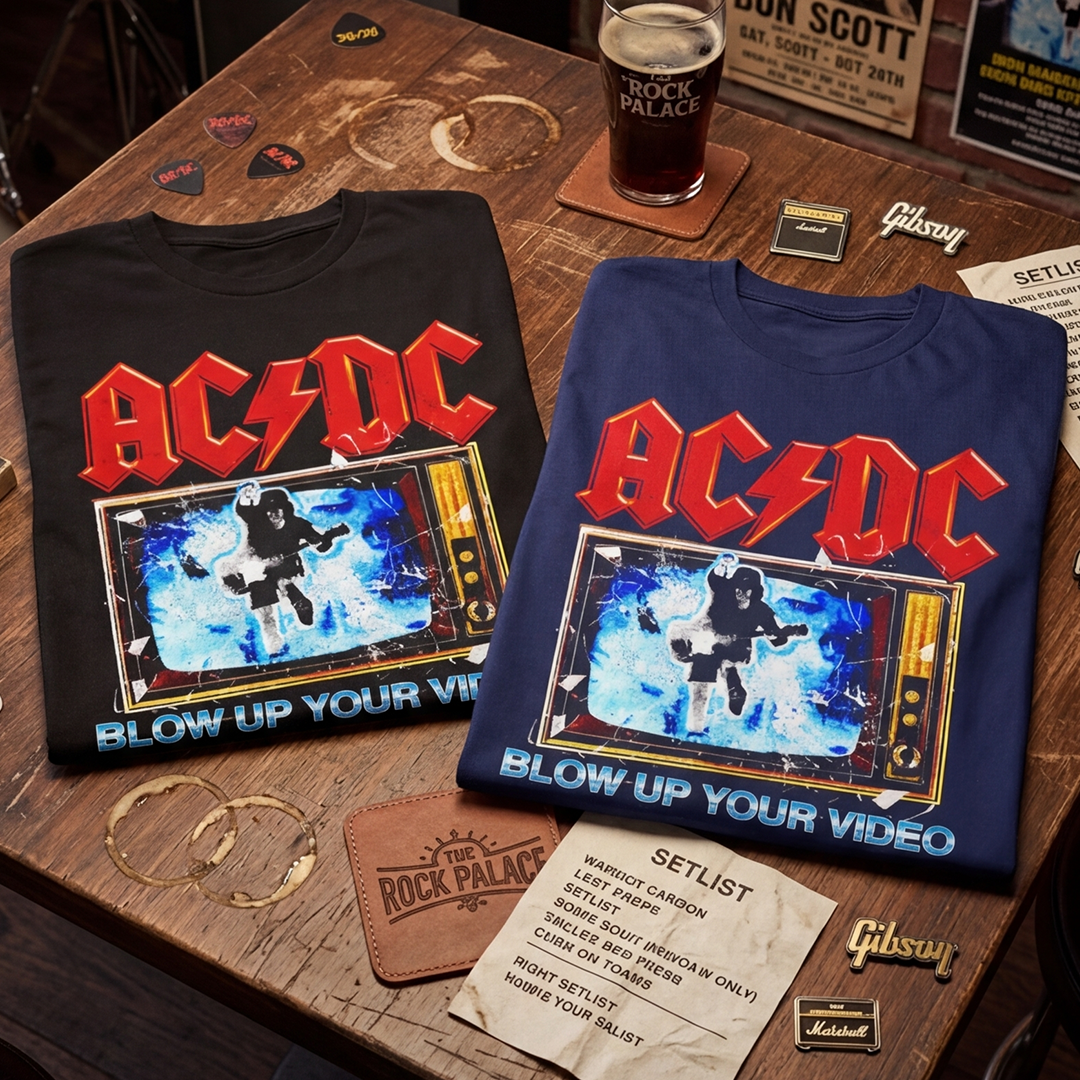 Camiseta Algodon ACDC Blow Up Your Video