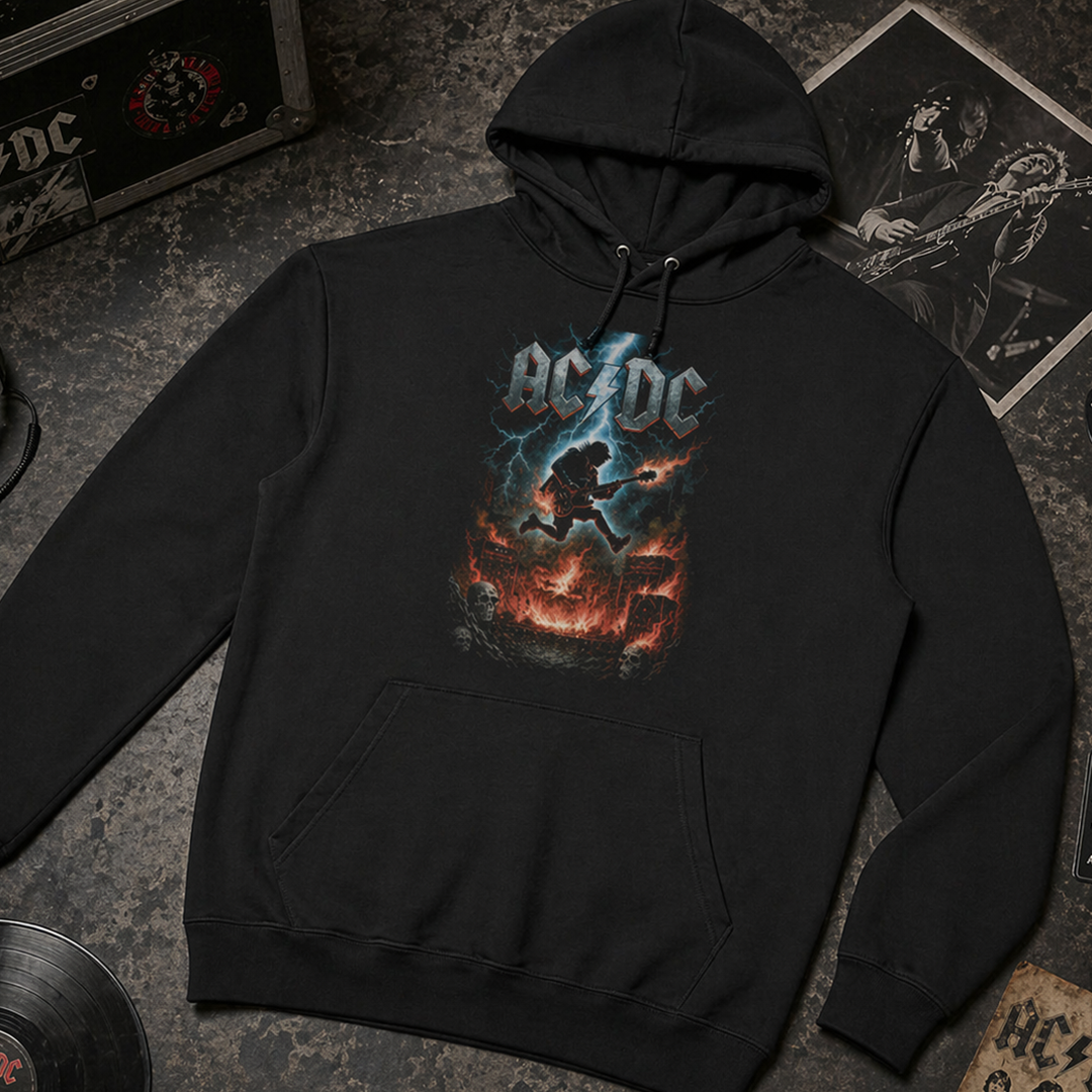 Buzo Capota ACDC Fire Style