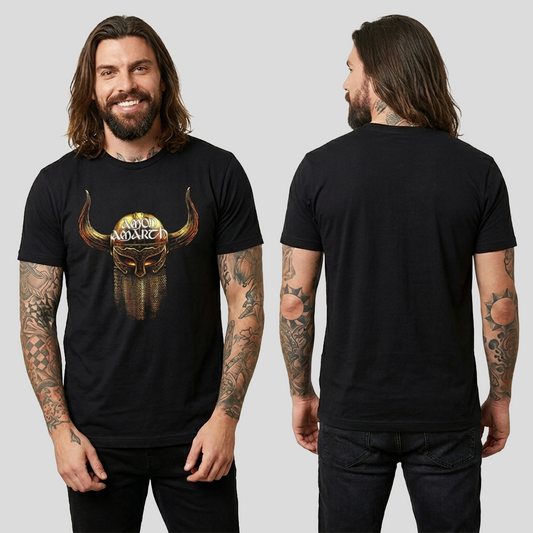Camiseta Algodon Amon Amarth Casco Vikingo Art