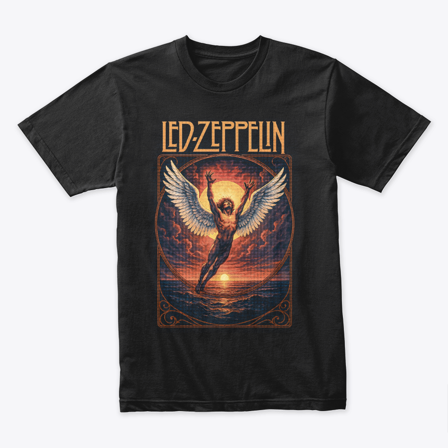 Camiseta Algodon Led Zeppelin Poster Atr 2