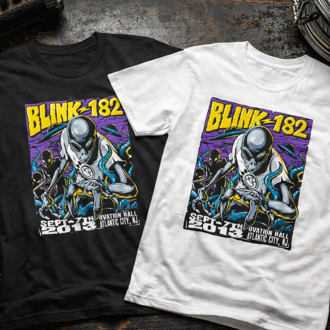 Camiseta Algodon Blink 182 Atlantic City