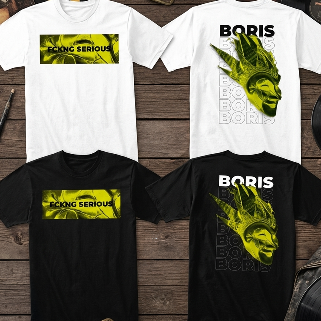 Camiseta Boris Brejcha Fckng Serious doble estampado
