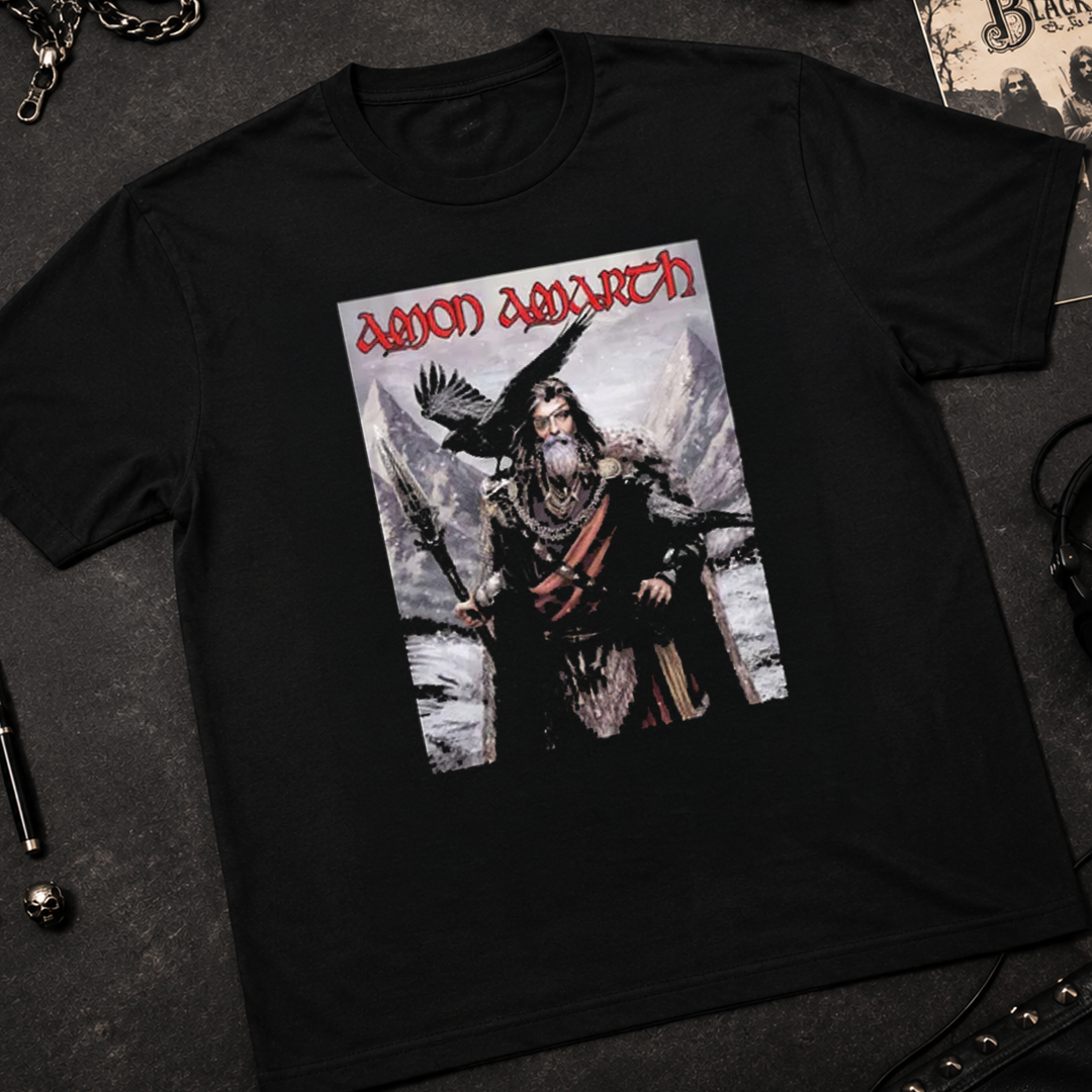 Camiseta Algodon Amon Amarth Poster Style Vikingo