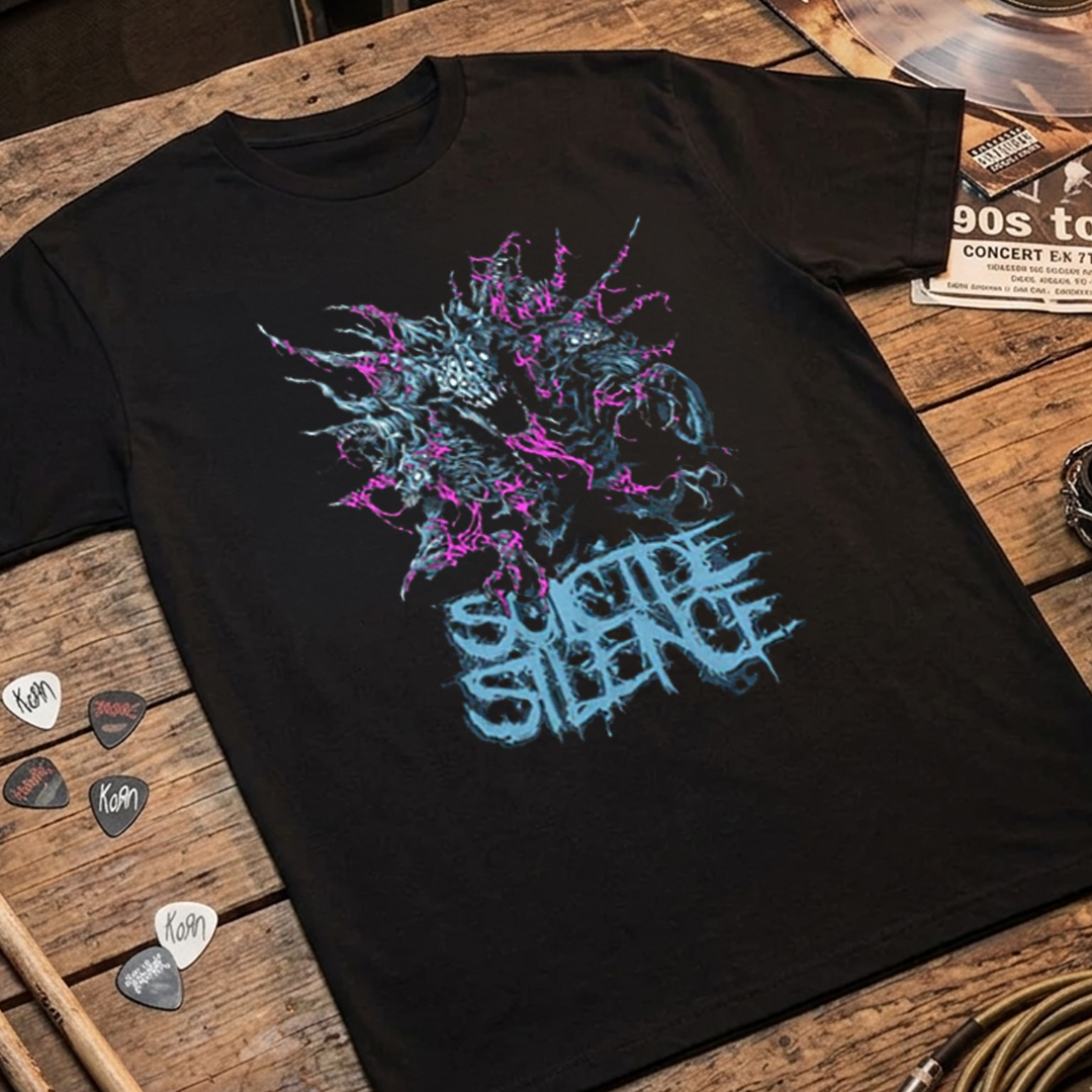 Camiseta Algodon Suicide Silence Monster Style