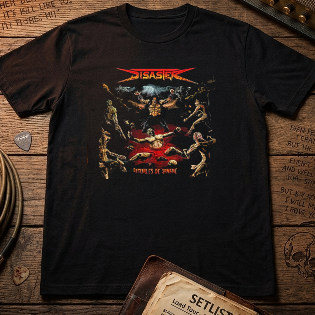 Camiseta Algodon Disaster Rituales De Sangre