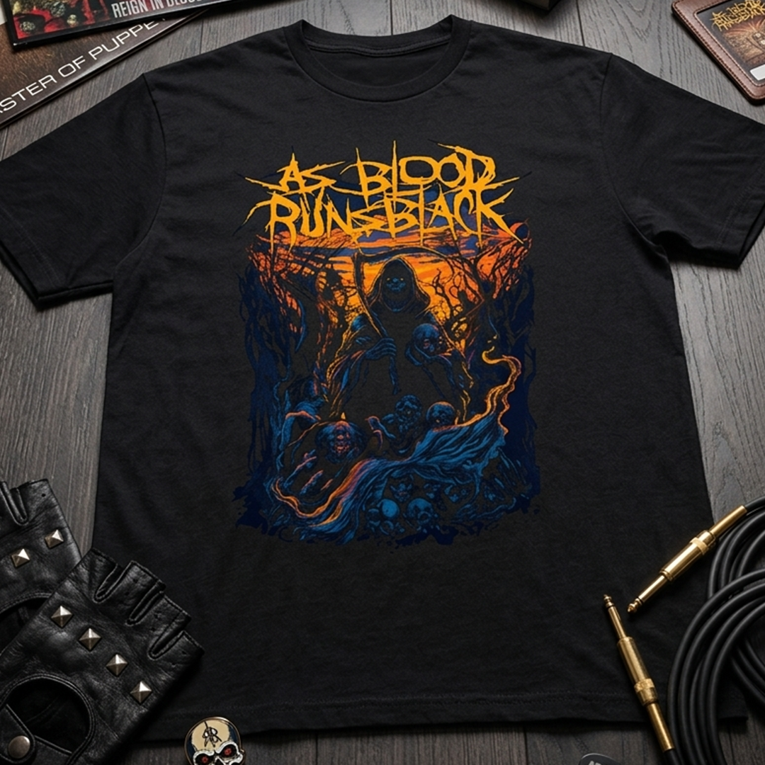 Camiseta As Blood Runs Black Poster