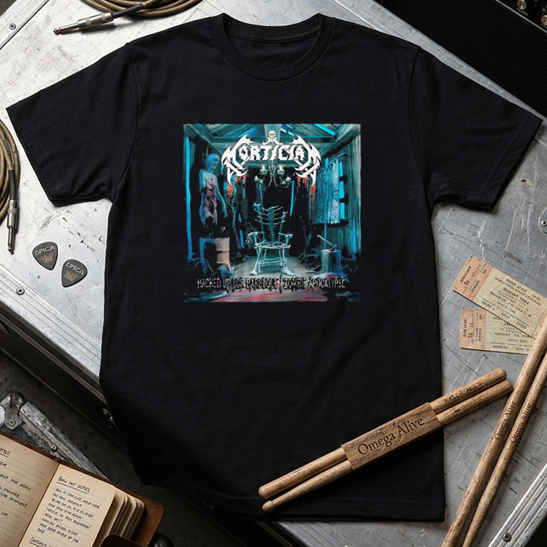 Camiseta Algodon Mortician Hacked Up For Barbecue