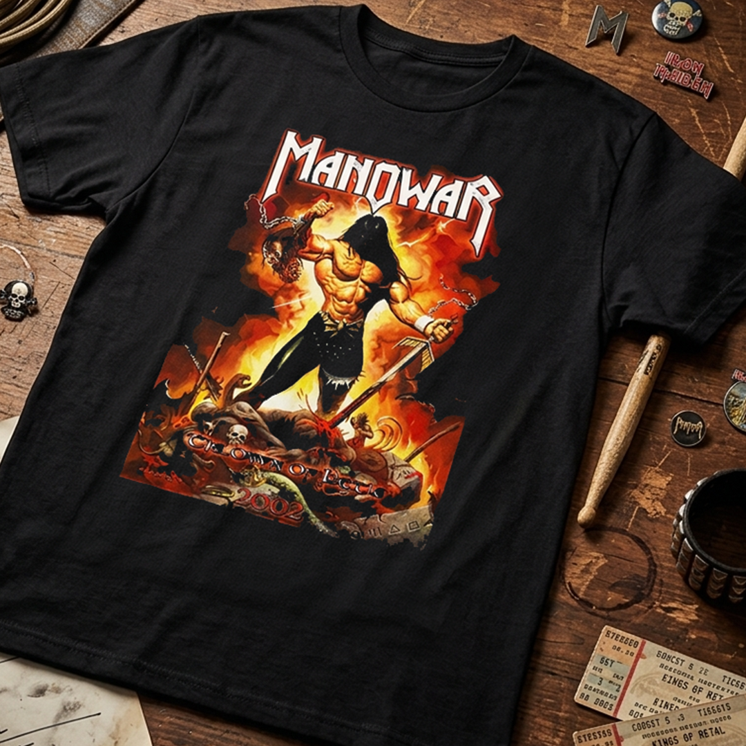 Camiseta Algodon Manowar The Dawn Of Battle