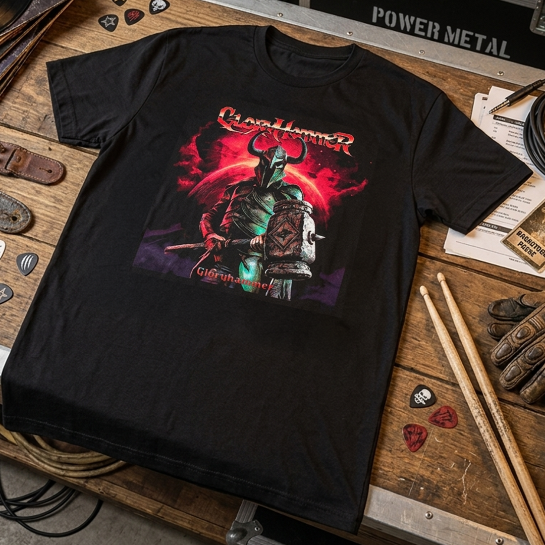 Camiseta Algodon Gloryhammer Poster Style