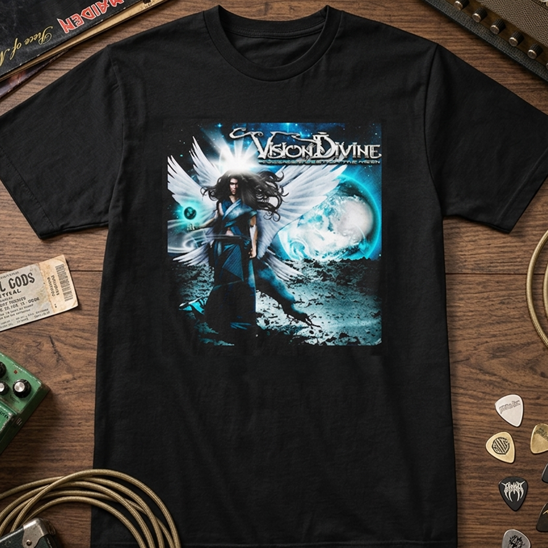 Camiseta Algodon Vision Divine 9 Degrees West of the Moon