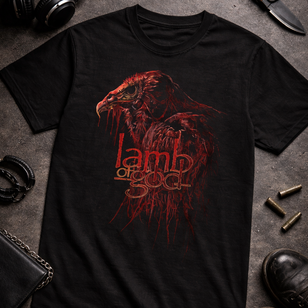Camiseta Algodon Lamb Of God Eagle