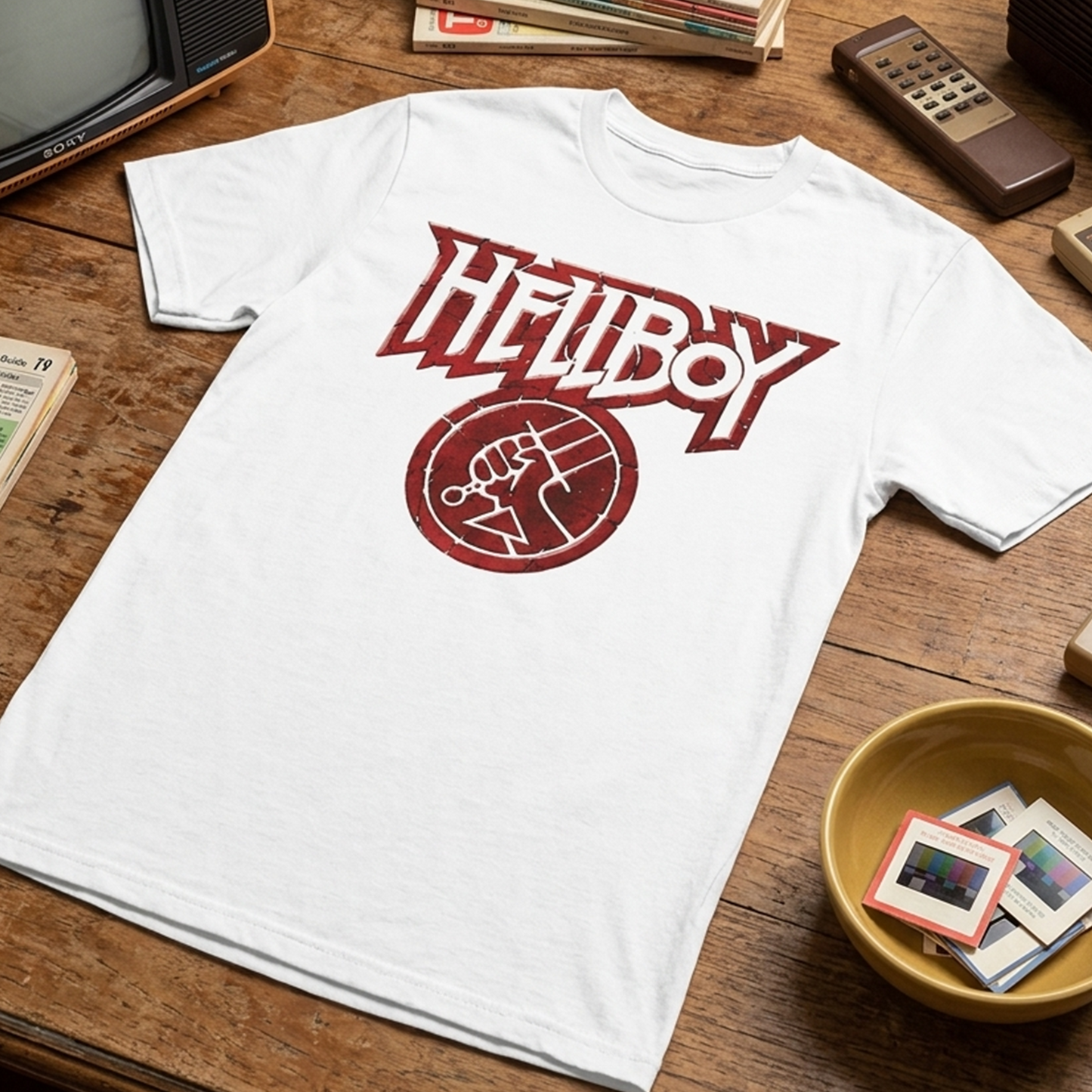 Camiseta Algodon HellBoy Logo