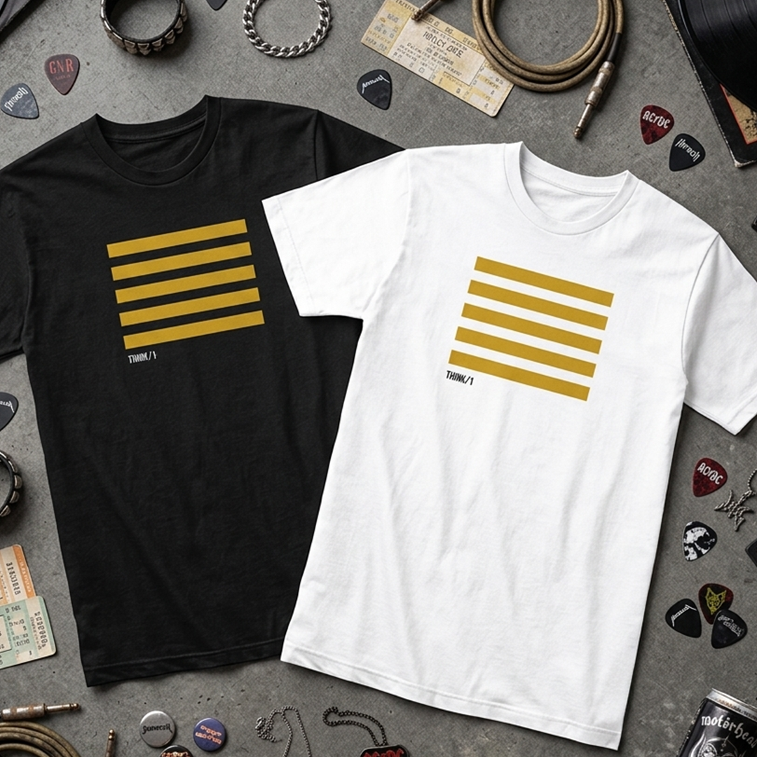 Camiseta Algodon Minimal Think/1