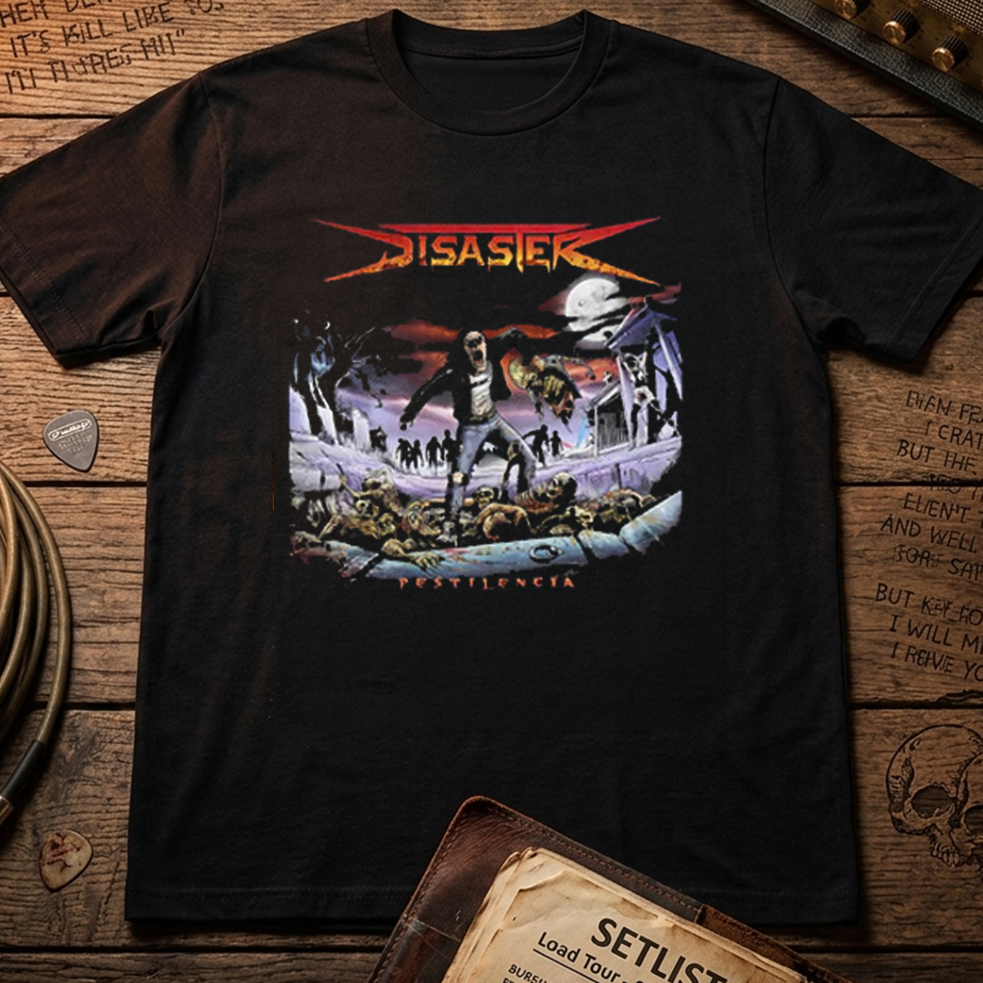 Camiseta Algodon Disaster Pestilencia Poster