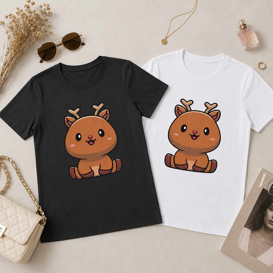 Camiseta Reno Navideño Karisma para mujer