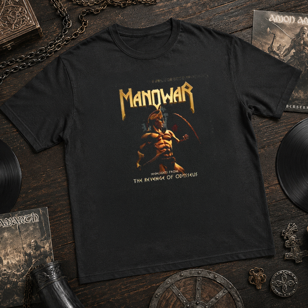 Camiseta Algodon Manowar The Revenge Of Odysseus
