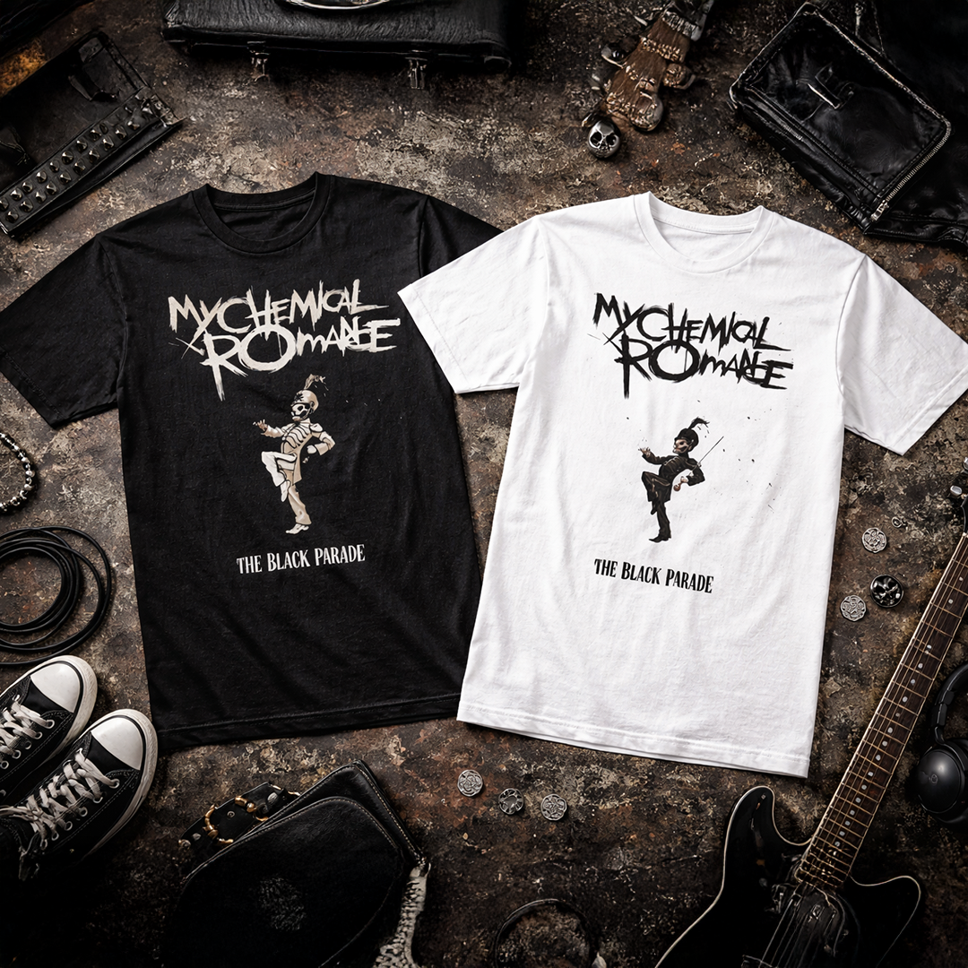 Camiseta Algodón My Chemical Romance The Black Parade 2