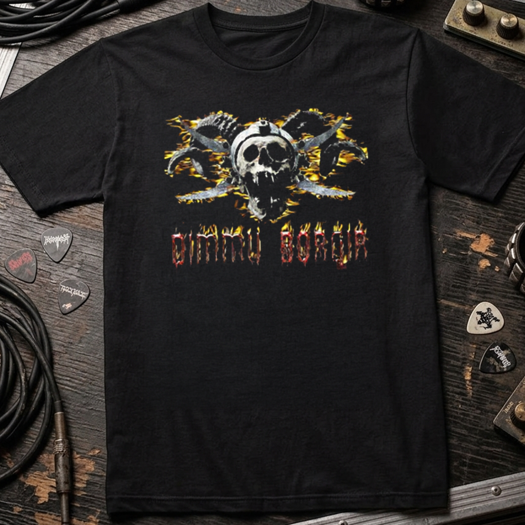 Camiseta Algodon Dimmu Borgir Skull Style