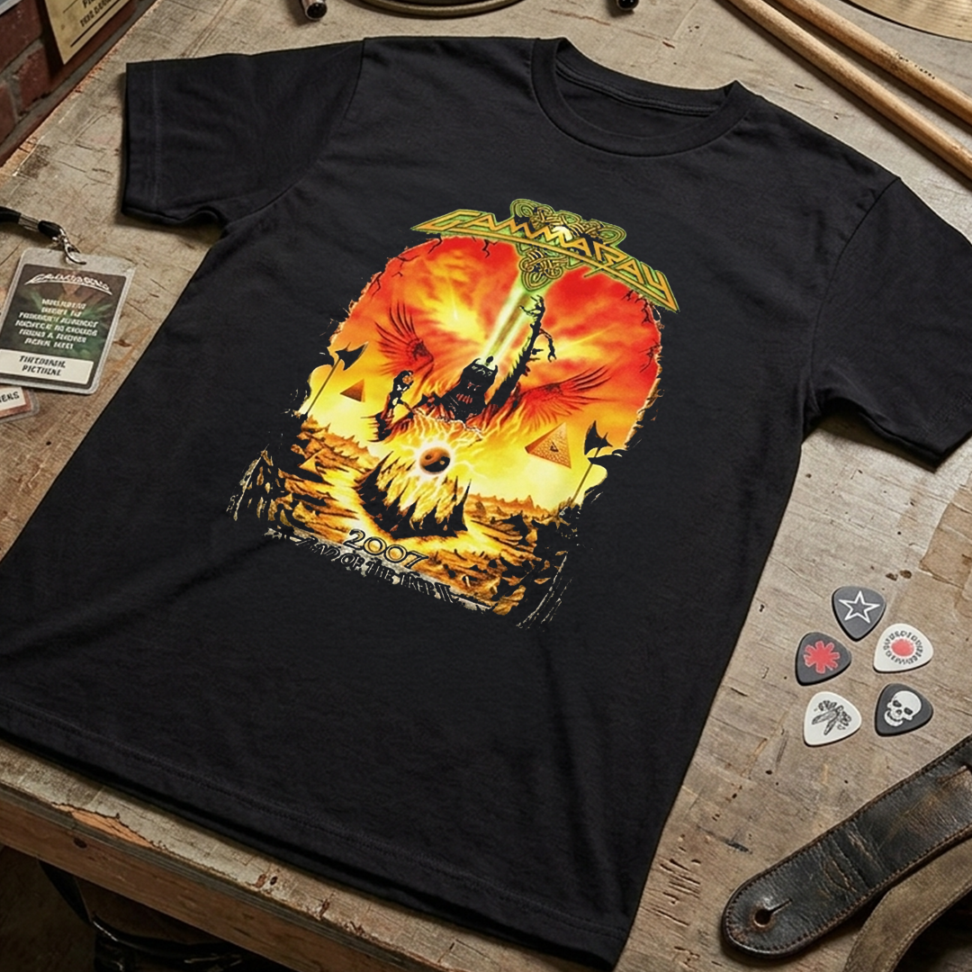 Camiseta Algodon Gamma Ray Land Of The Free