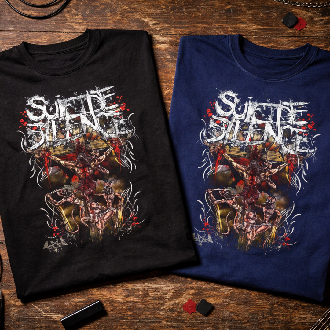 Camiseta Algodon Suicide Silence Sacrificio