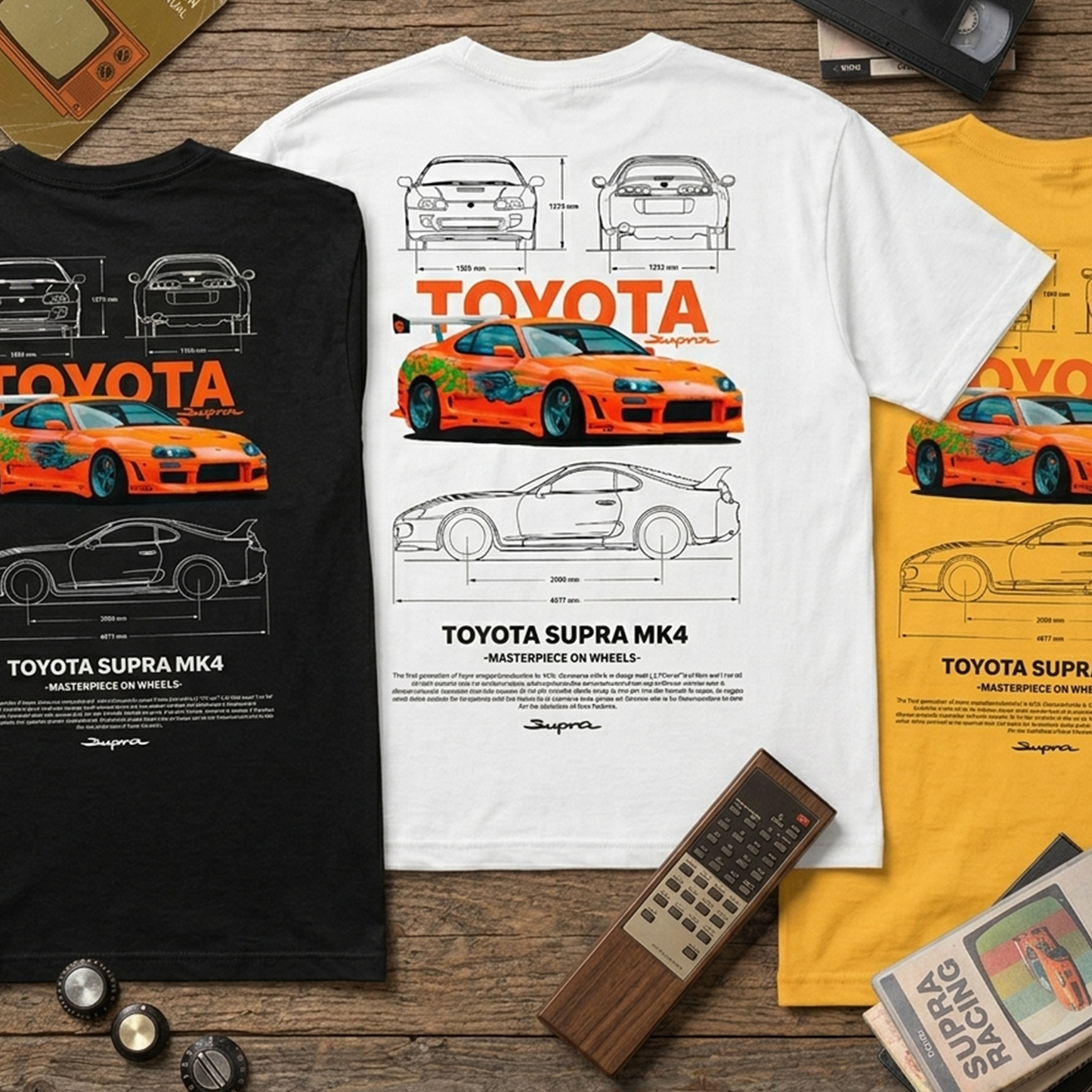 Camiseta Algodon Supra Rapido y Furioso