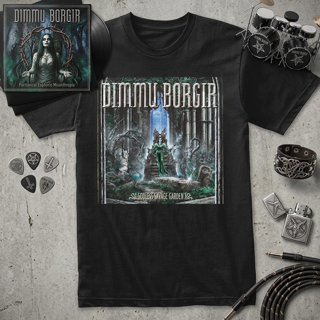 Camiseta Algodon Dimmu Borgir Godless Savage Garden