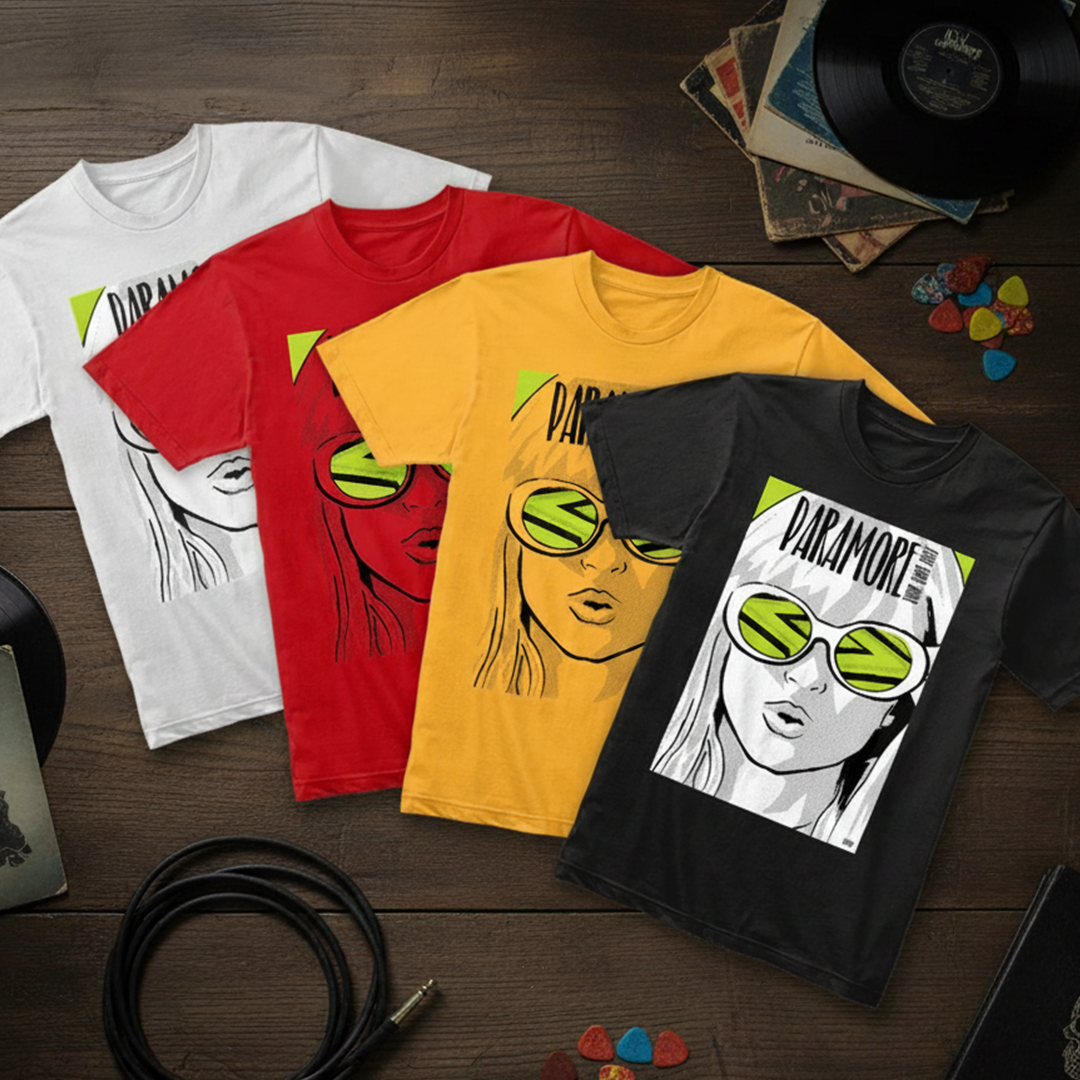 Camiseta Algodon Paramore Tour 2017